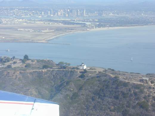 Light House and Downtown San Diego