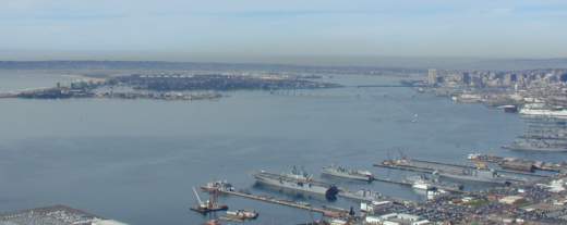 Panoramic - North Island and Downtown